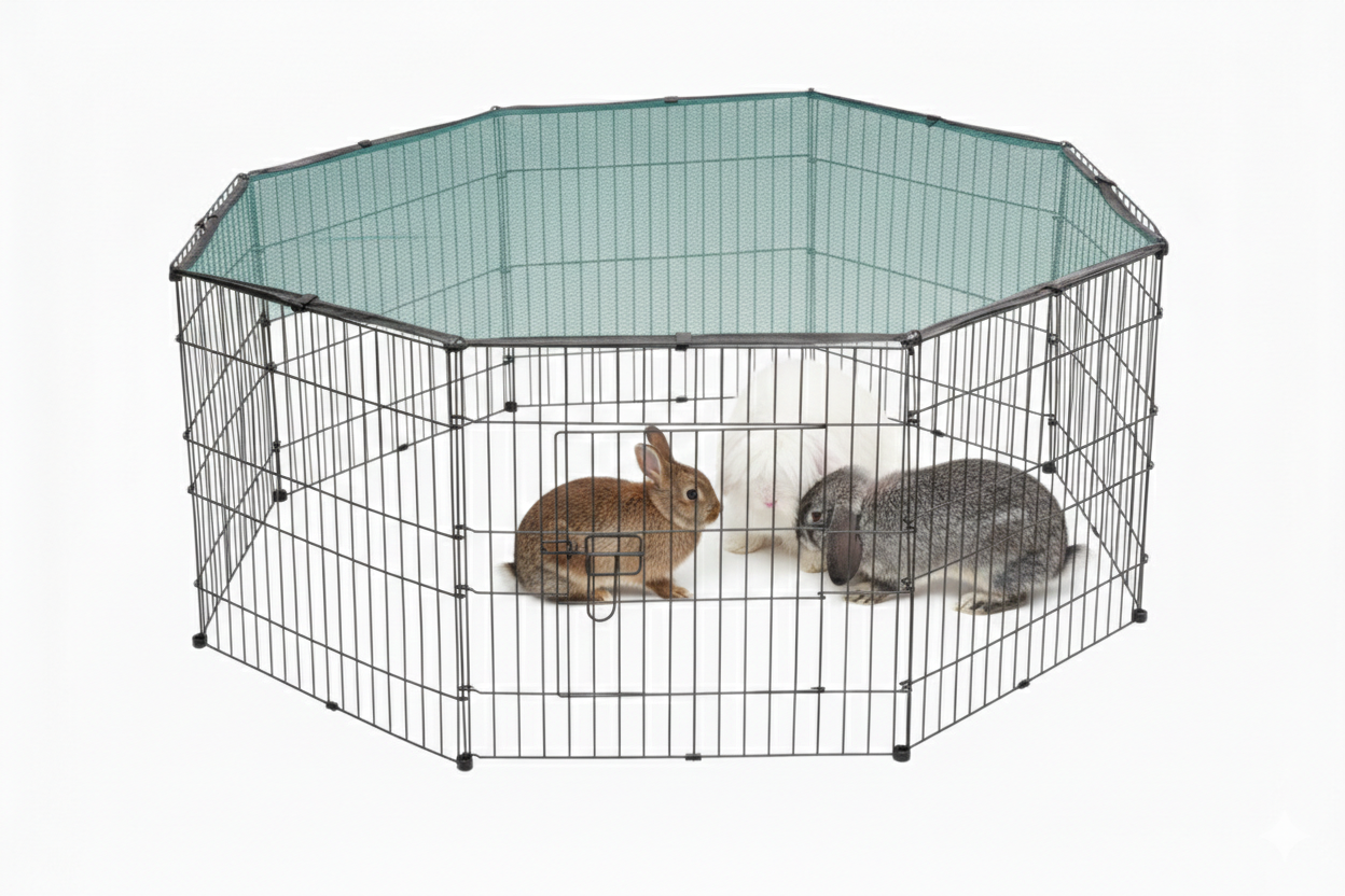 Freilaufgehege TIMMY Hasenauslauf Welpenauslauf Nagerkäfig Freigehege Gehege