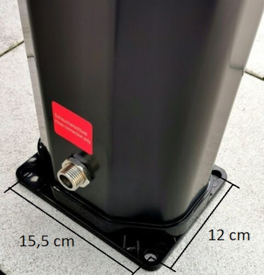 40L Solardusche CARIBIC LUXURY Pooldusche Außendusche Gartendusche Solar Dusche