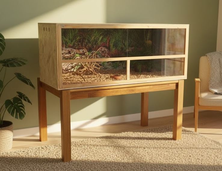 MyPets® Terrarium RINGO Seitenbelüftung Holzterrarium OSB Holz Terrarien