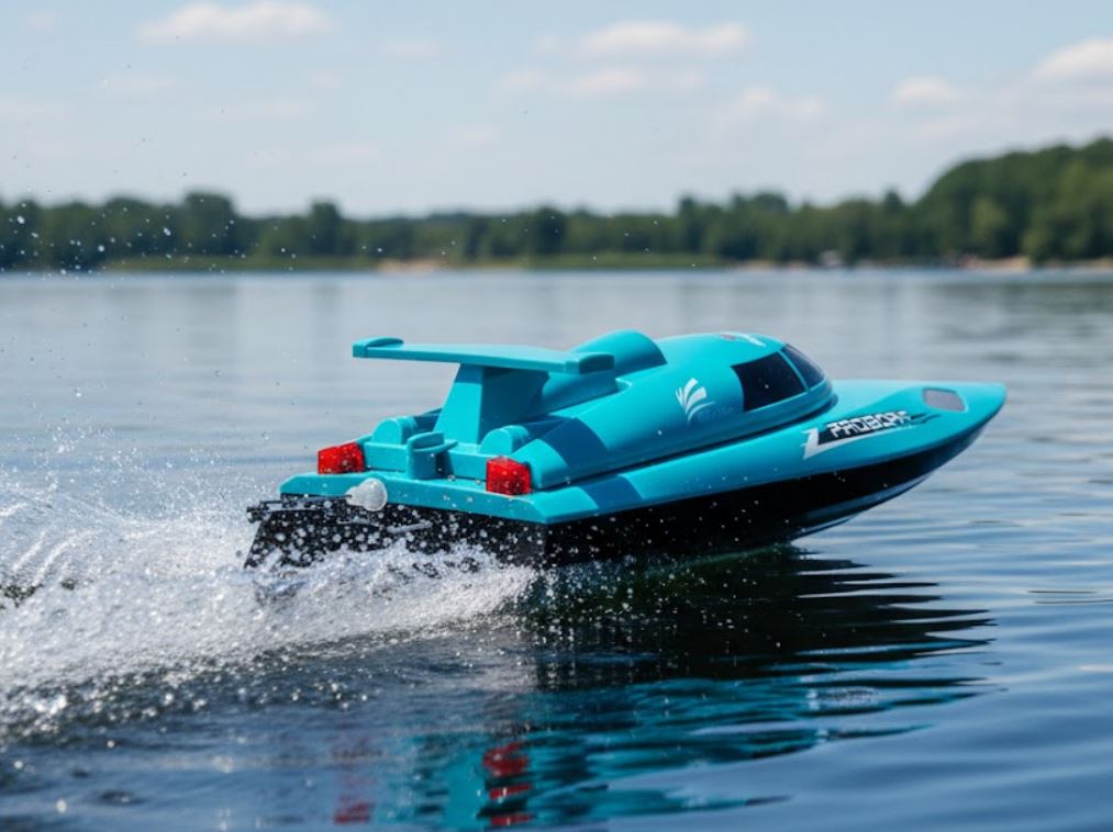 RC 2,4 Ghz. Speedboot BARRACUDA X2 ferngesteuertes Schiff Boot Rennboot RTR