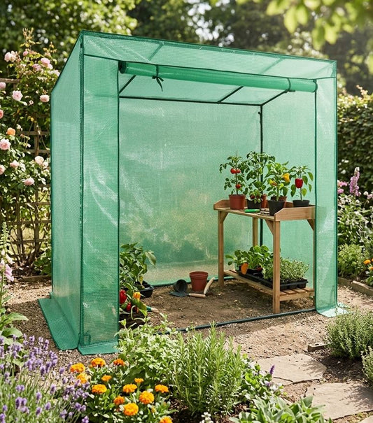 GREENPRO XXL Gewächshaus Treibhaus Frühbeet Foliengewächshaus Tomaten