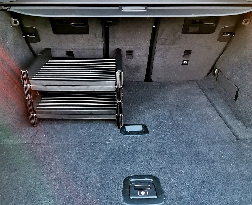 Klappbare Hunderampe COMFORT Hundetreppe Rampe Treppe Hund Auto Einstiegshilfe