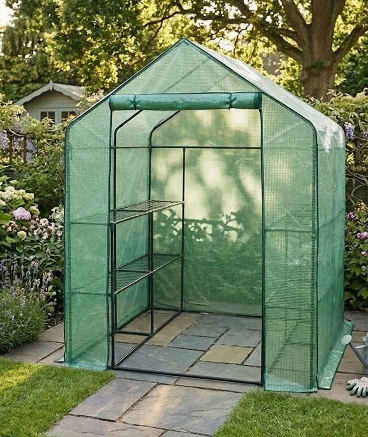 Gewächshaus GREENHOUSE XL Frühbeet Treibhaus Frühbeet Foliengewächshaus Tomaten