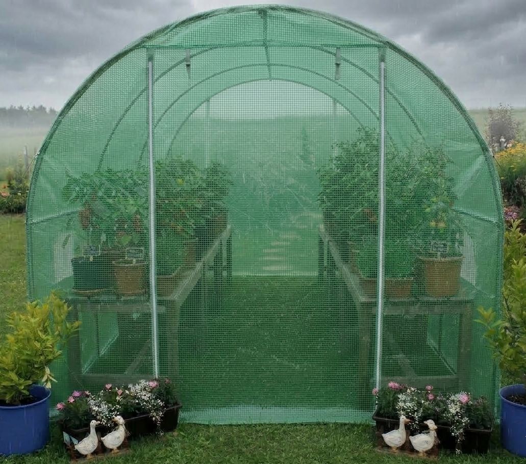 Gewächshaus GREENHOUSE XXXL Frühbeet Treibhaus Frühbeet Foliengewächshaus Grün