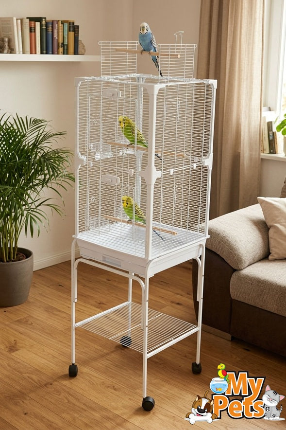 Vogelvoliere RUBY XL Vogelkäfig Metall Voliere Vogelhaus Käfig Vogel Papagei