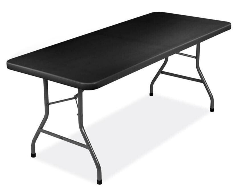 Klappbarer Tisch CAMPIXX SCHWARZ 180cm klappbar Campingtisch Klapptisch