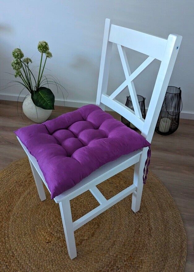 Sitzkissen PREMIUM 7cm Dicke Stuhlkissen Kissen Stuhl Sitzpolster Deko – bruka24