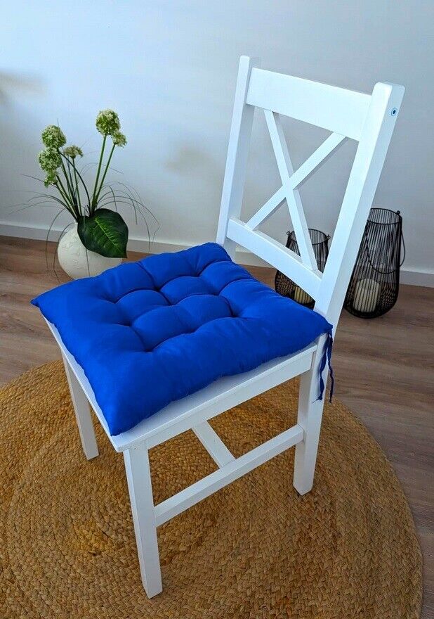 kissen für campingstühle Sitzkissen PREMIUM 7cm Dicke Stuhlkissen Kissen Stuhl Sitzpolster Deko –  bruka24