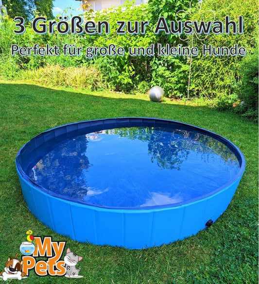 Hundepool Pool Schwimmbecken Swimmingpool Hunde Planschbecken Bad Pool Faltbar