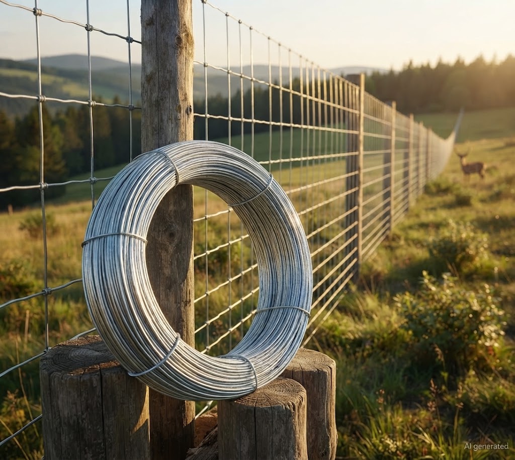 Spanndraht 3 mm verzinkt Gartenzaun Maschendrahtzaun Bindedraht Draht Weidezaun
