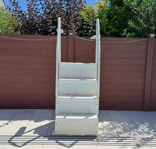 Pool Innentreppe COMFORT Treppe Innen 4 Stufen Pooltreppe Schwimmbadleiter