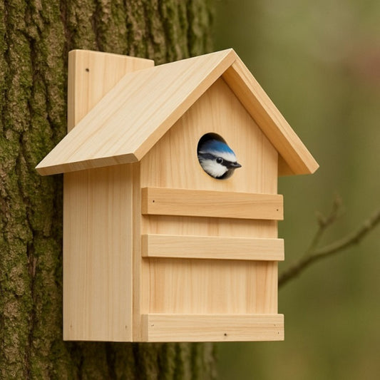 Nistkasten TWEETY Spatzenhaus Spatz Spatzen Vogelhaus Vogel