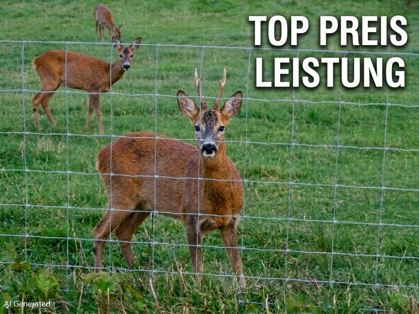 Wildzaun 50 Meter FOREST Forstzaun Weidezaun Drahtzaun Knotengeflecht Zaun Maschendraht
