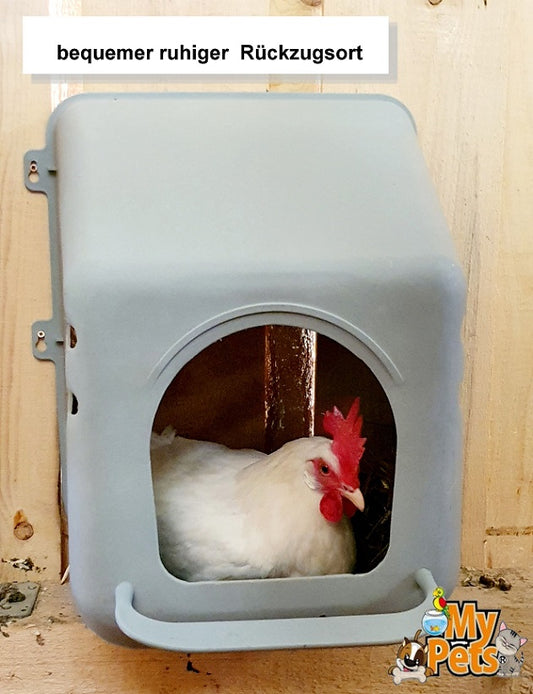 Hühnernest Legenest Kunststoff Abrollnest Eierbox Geflügel Hühner Wand Nest