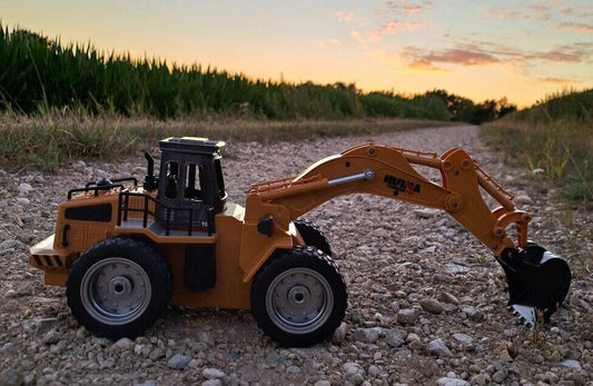 RC Radbagger MEGA DIGGER Radlader ferngesteuerter Lader Bagger Schaufelbagger