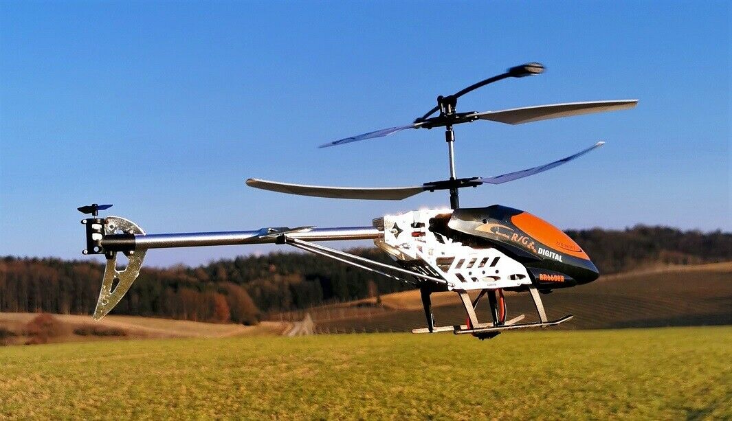 RC Helikopter POWER MAXX V2 ferngesteuerter Hubschrauber Gyro Heli 3,5 Kanal