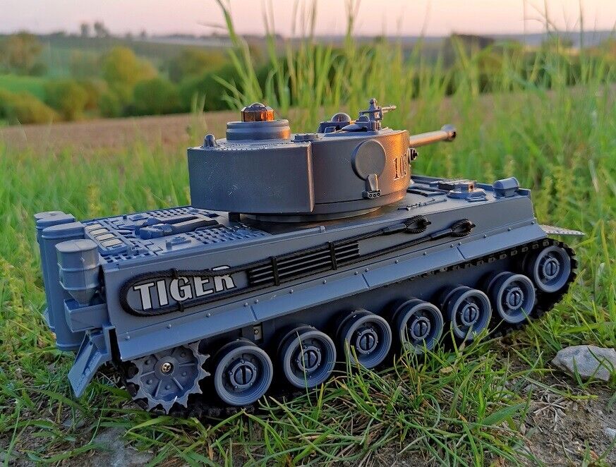 Set aus 2 Stück RC Kampfpanzer Tiger Infrarot Kampfsystem Deutscher Panzer RTR