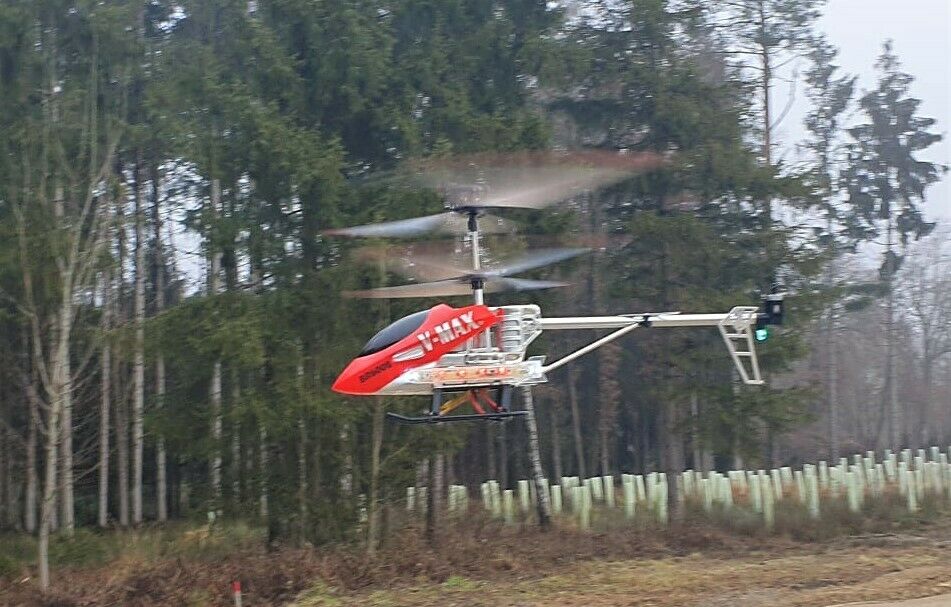 RC Helikopter V-MAX 1 ferngesteuerter Hubschrauber Gyro Heli 3,5 Kanal