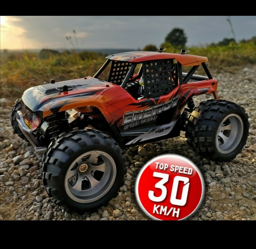 RC Monster Truck POWER RAPTOR 4WD Allrad ferngesteuertes Buggy Gelände ...